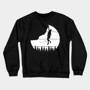 Vintage Rock Climbing T Shirt Mountain Climber Shirts Crewneck Sweatshirt